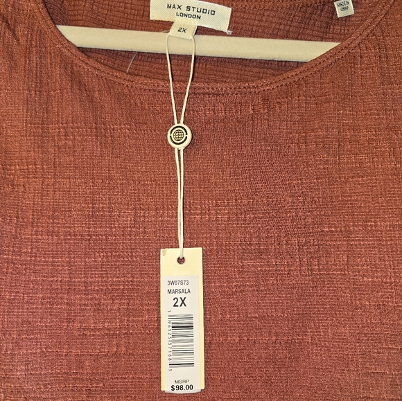 Women's Rust Top - Picture 2 of 4